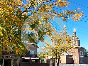 A Ukrainian Church in Autumn