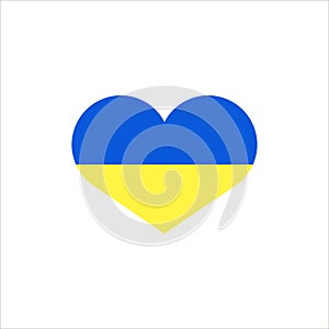 Ukrainian flag. Freedom blue, energizing yellow