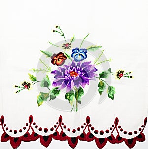 Ukrainian folk embroidery, folk arts and crafts, handmade