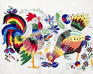 Ukrainian folk embroidery, folk arts and crafts, handmade