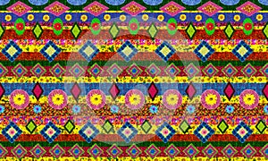 Ukrainian national traditional shirt pattern