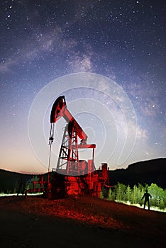 Ukrainian oil rocking in the Carpathians