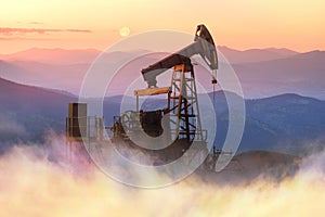 Ukrainian oil rocking in the Carpathians