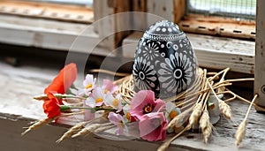 Ukrainian Pysanky Egg Mockup