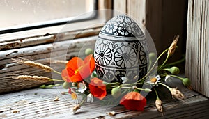 Ukrainian Pysanky Egg Mockup