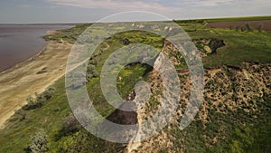 Ukrainian steppe from above