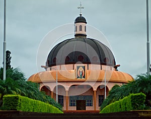 Ukranian Church with beautiful garden entrance