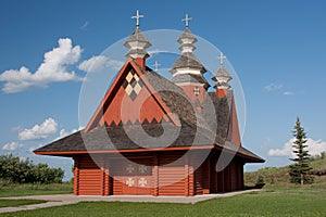 Ukranian Log Church