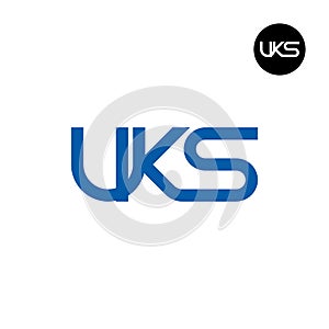 UKS Logo Letter Monogram Design