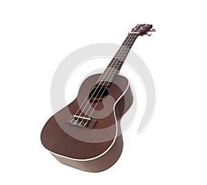 Ukulele Hawaiian Guitar Isolated On White Background
