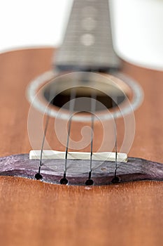 Ukulele Saddle and Bridge