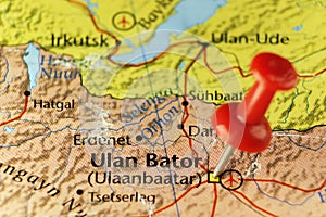 Ulaanbaatar or Ulan Bator capital of Mongolia