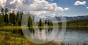 Ulagan lake Cicely, Altai, Russia,