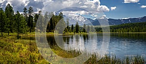Ulagan lake Cicely, Altai, Russia,