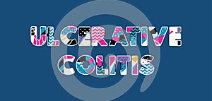 Ulcerative Colitis Concept Word Art Illustration