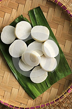 Ulen ketan, Indonesian Traditional food, Made from Sticky Rice and coconut