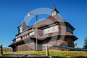 Ulicske Krive, Greek Catholic wooden church photo