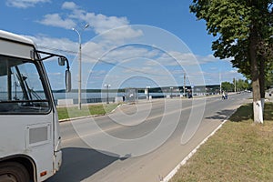 Ulitsa Mira street in Votkinsk, Russia