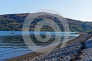 Ullapool Beach and Bay, Scottish Highlands