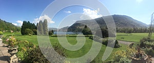 Ullswater lake in Cumbria on lovely May day in 2021