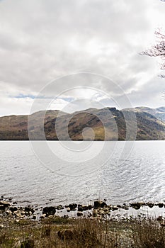 Ullswater Lake and High Hartsop Dodd, portrait