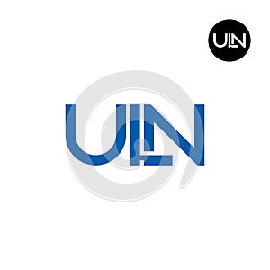 ULN Logo Letter Monogram Design