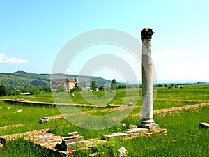 Ulpia Traiana Augusta Dacica Sarmizegetusa, former capital of the old romanian statal organization photo