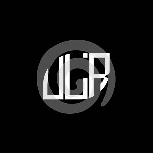 ULR letter logo design on black background. ULR creative initials letter logo concept. ULR letter design