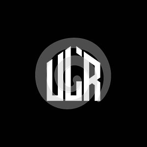 ULR letter logo design on BLACK background. ULR creative initials letter logo concept. ULR letter design.ULR letter logo design on