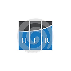 ULR letter logo design on white background. ULR creative initials letter logo concept. ULR letter design
