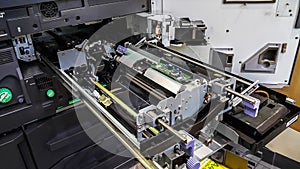 ÃÅulti-function printer machine ready for printing.