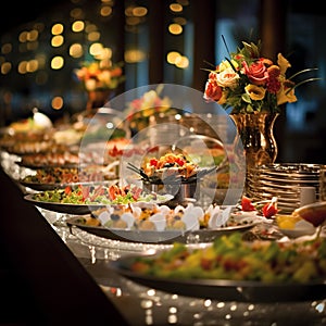 The Ultimate Buffet: An Extravagant Reception Dining Experience