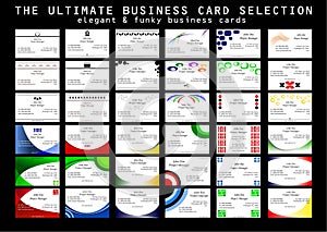 The Ultimate Business Card Selection photo