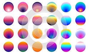 Ultimate Colorful gradient trend design element vector