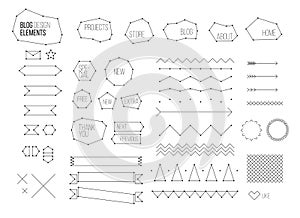 Ultimate design elements blog kit.