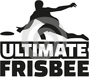 Ultimate frisbee player