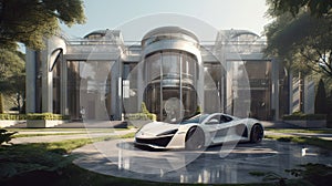 Ultimate Luxury: Massive House & Stunning Supercar Duo