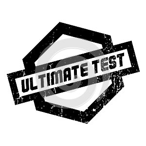 Ultimate Test rubber stamp