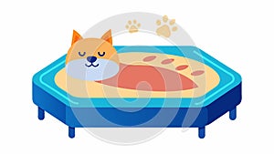 The ultimate winter accessory for your pet a thermal bed that maintains a consistent temperature to keep your furry photo
