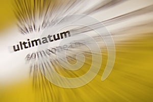 Ultimatum - Final Demand photo