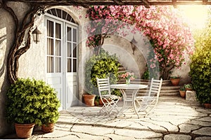 Ultra-Detail Beautiful Patio Spring Season, popular or the most searched in stock photos