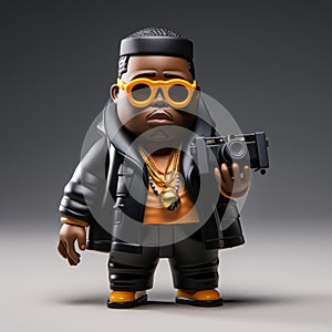 Ultra-detailed Studio Shot Of Notorious-big Funko-pop Figurine