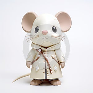 Ultra Detailed White Coat Mouse Vinyl Toy By Superplastic photo