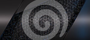 Ultra hd sci-fi  Black background abstract 3d texture black pattern background  wallpaper,  3d rendering