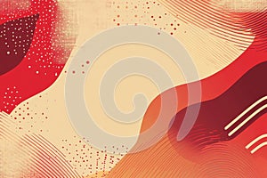 ultra HD visual of Red business bordermodern background design vector
