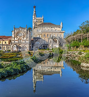 Ultra Large view of the back facade of the Bussaco Palace