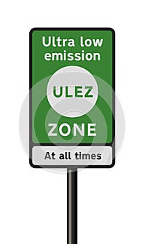 Ultra Low Emission Zone sign