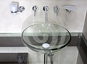 Ultra modern bathroom bowl sink.