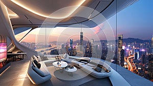 Ultra Modern Futuristic Living Space