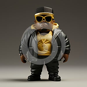 Ultra-photorealistic Notorious-big Funko-pop Figurine Glasses Image